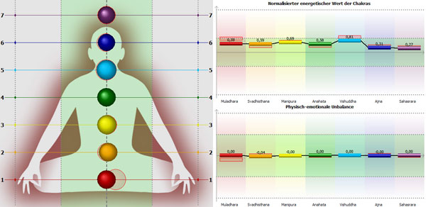 Chakra-Analyse per EPC/GDV-Kirlianfotografie 